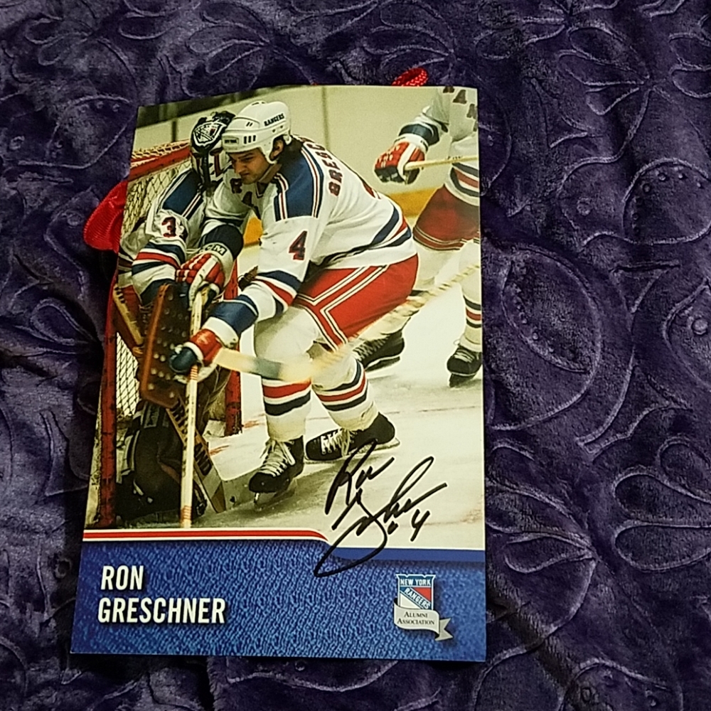 Ron Greschner Autographed photo